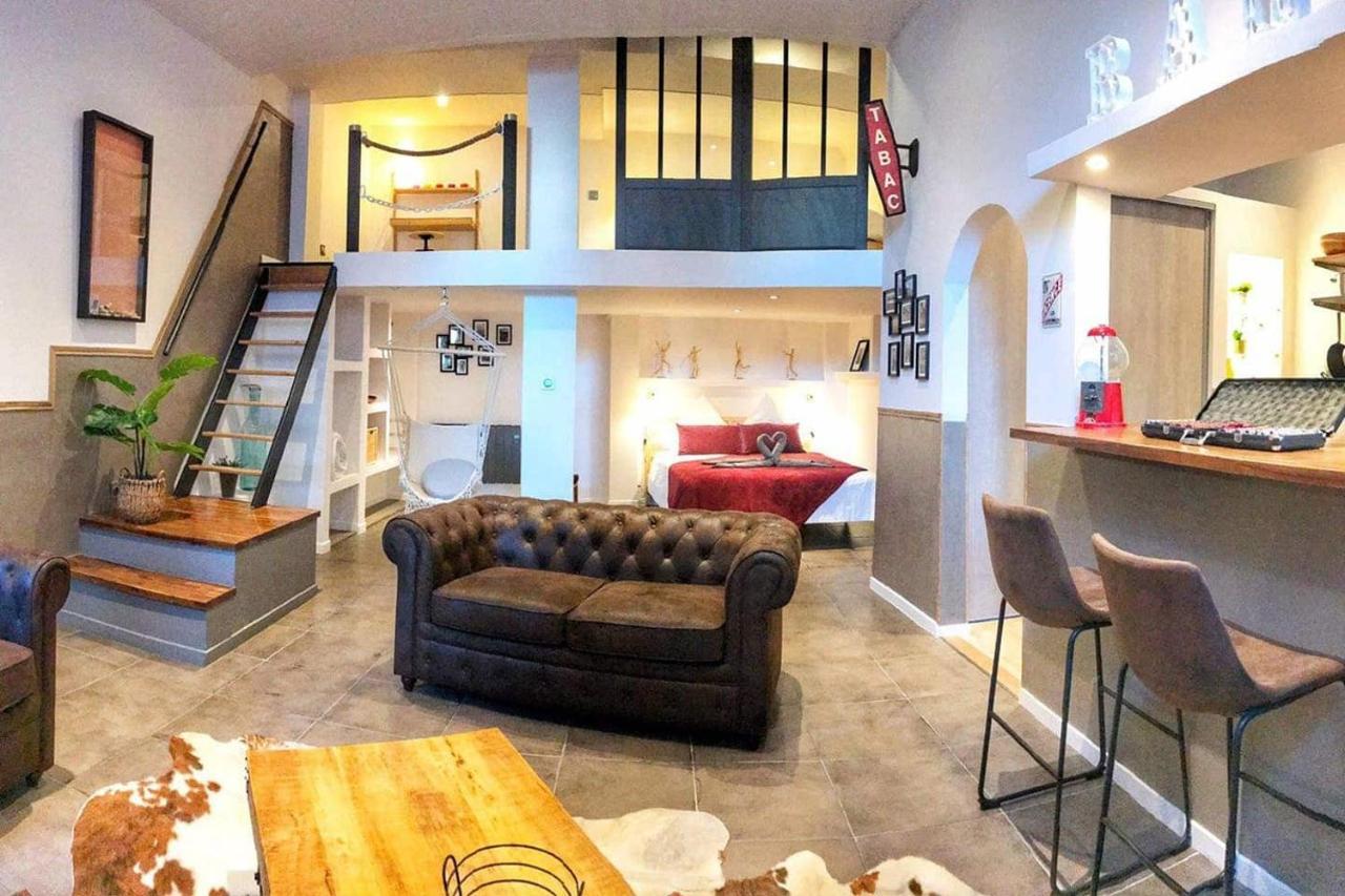 Loft Cosy Original - Ideal Pour Sejour Touristique A Facile -- Acces Hyper-centre En Voiture Facile -parking Garage Prive Sur Demande-- 