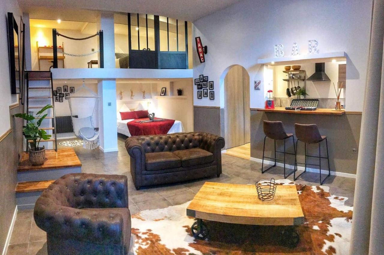 Loft Cosy Original - Ideal Pour Sejour Touristique A Facile -- Acces Hyper-centre En Voiture Facile -parking Garage Prive Sur Demande-- 