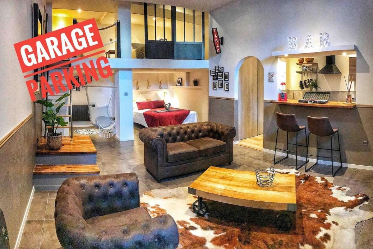 Loft Cosy Original - Ideal Pour Sejour Touristique A Facile -- Acces Hyper-centre En Voiture Facile -parking Garage Prive Sur Demande-- 