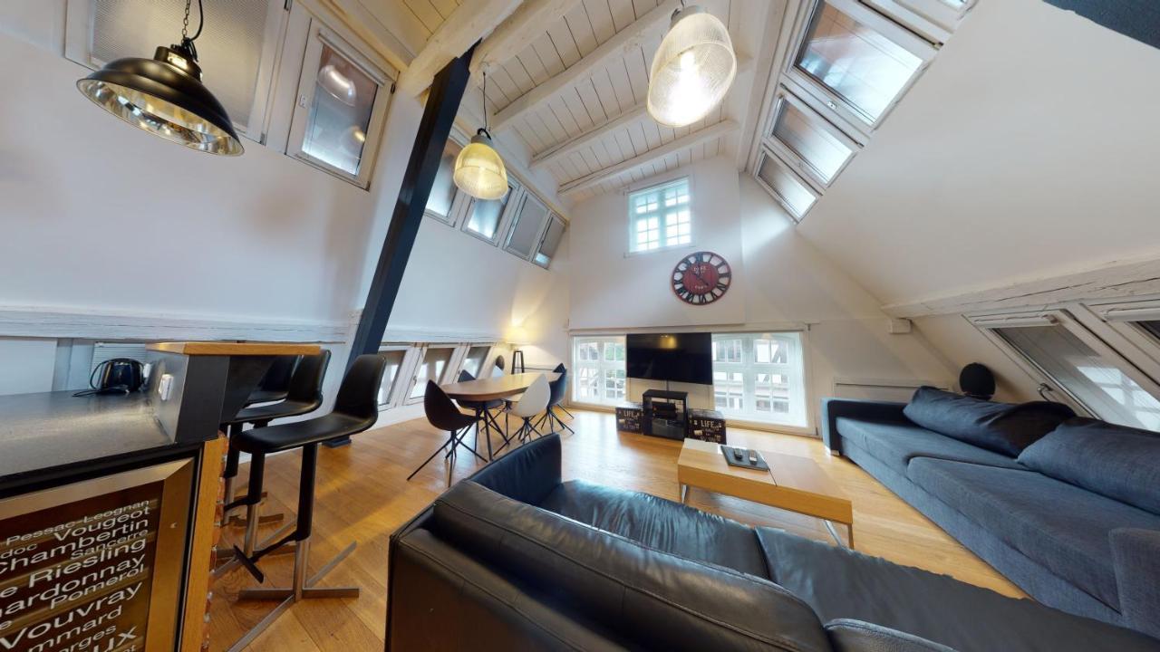 Appartement Le Lohkäs - Loft Triplex Ultra Design Petite France *