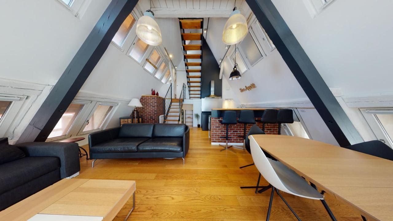 Appartement Le Lohkäs - Loft Triplex Ultra Design Petite France *