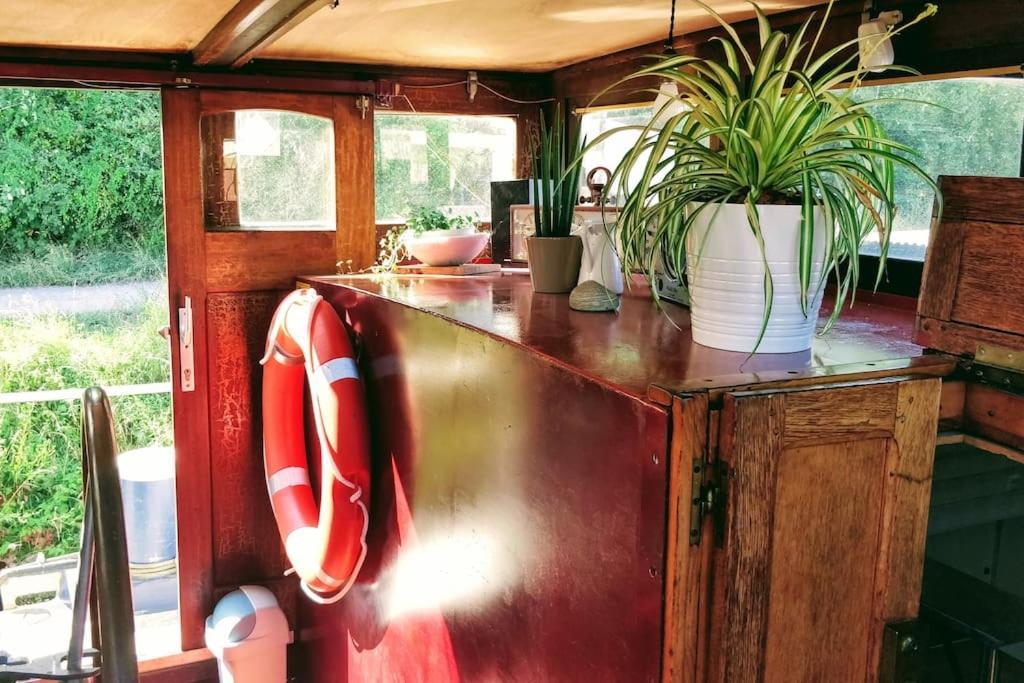 Captain's Cabin: Cosy Flat On A House Boat Botel Straatsburg