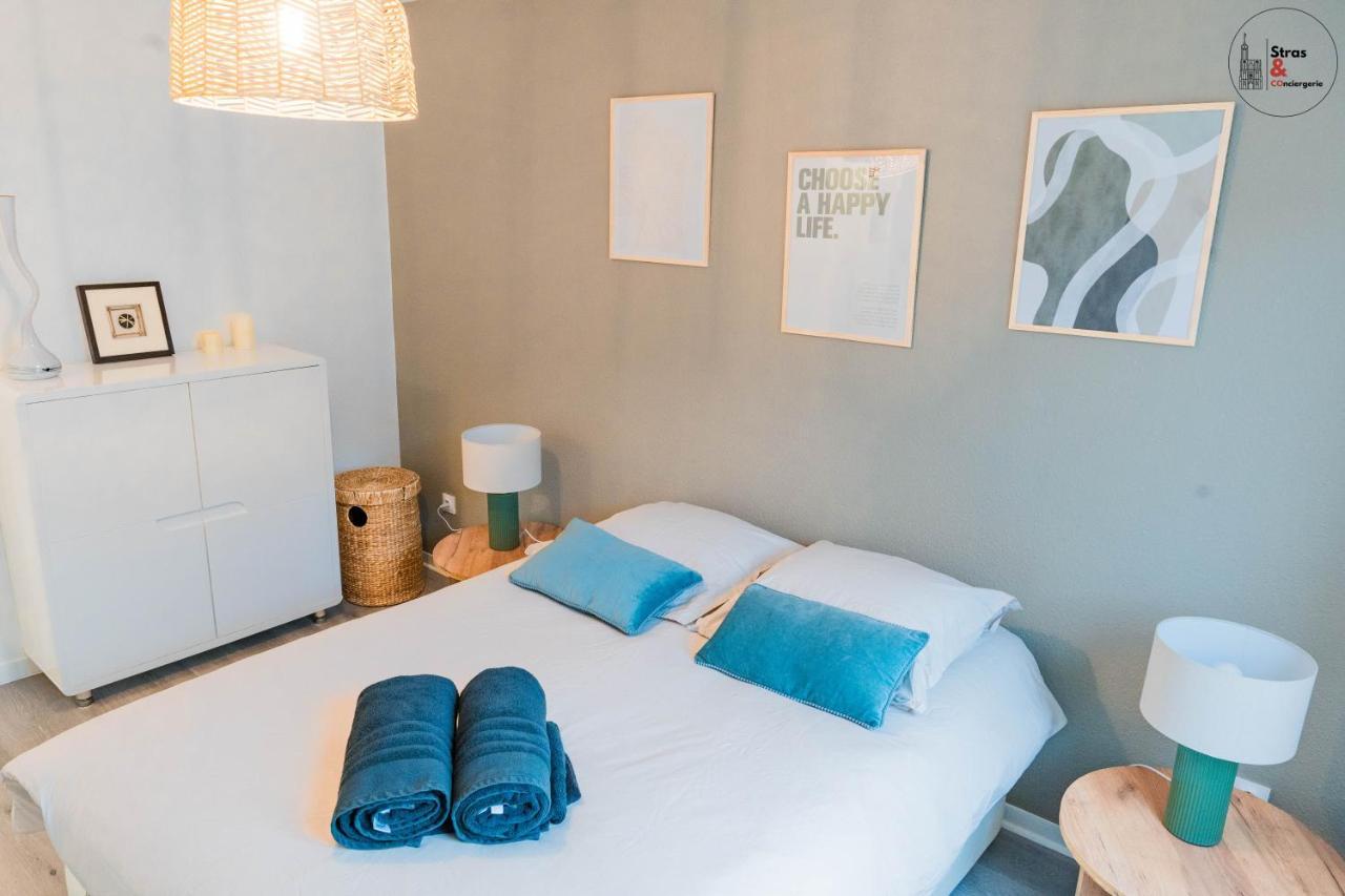 Chez La Clo' - Joli 2 Pieces, Parking Gratuit, Acces Direct Tram 2 Min A Pied Strasbourg
