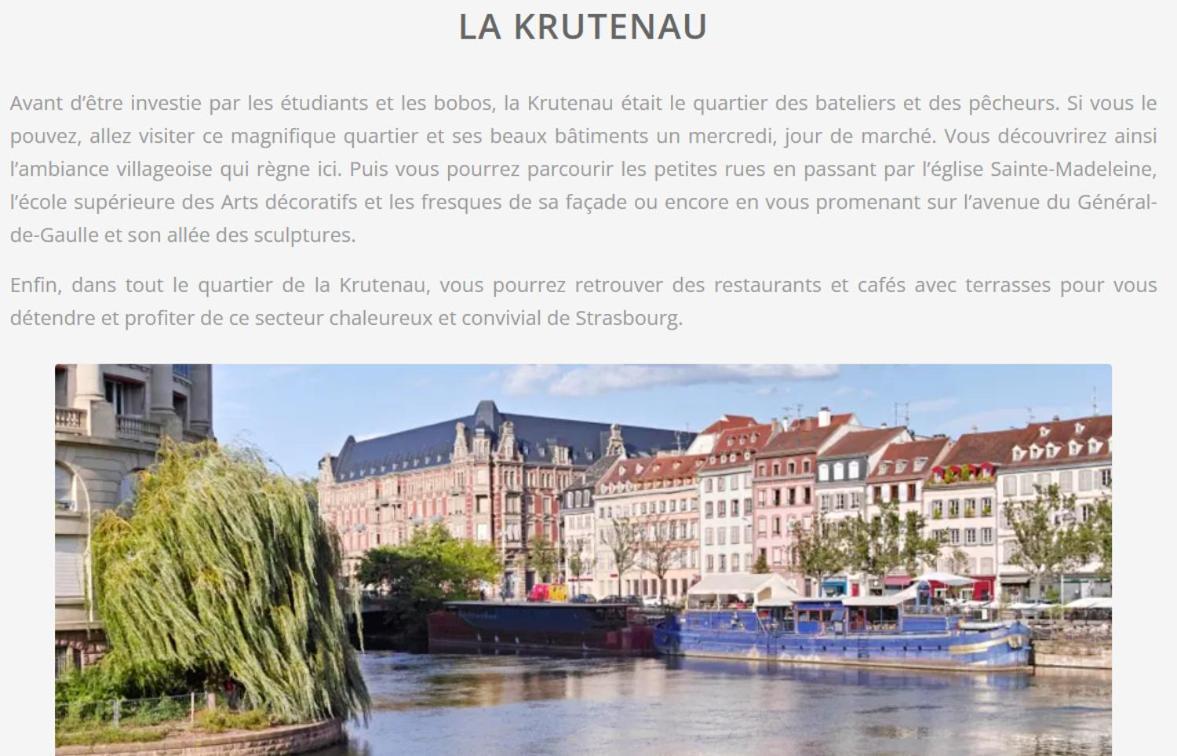 Strasbourg, Cosy Au Bord De L Eau