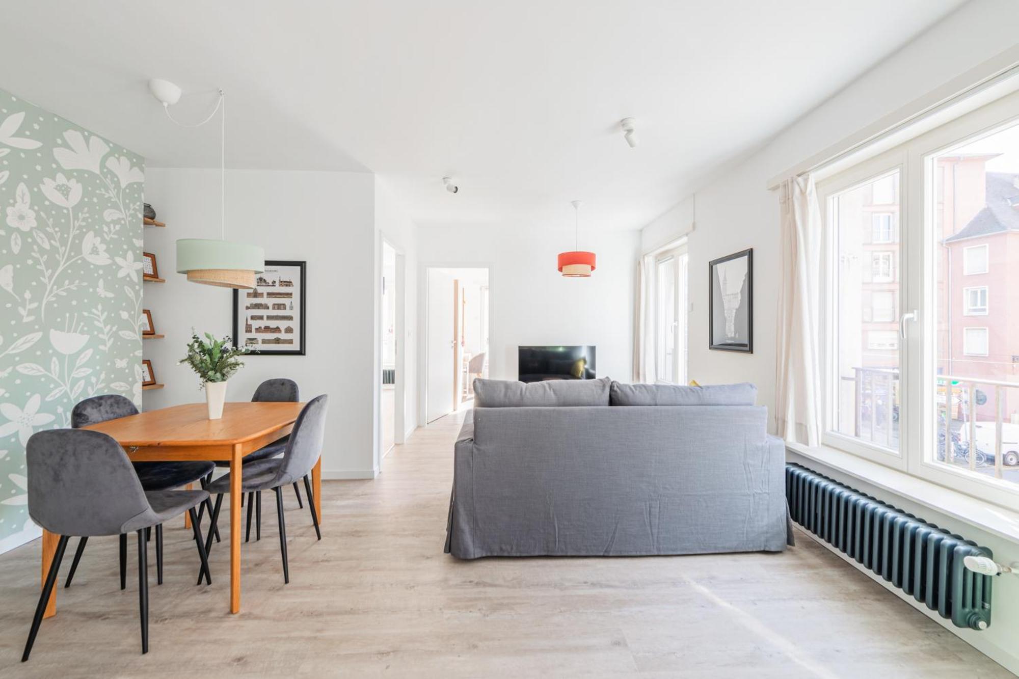 Le Strasbourgeois - Appt 60m² - 6 Voyageurs Apartamento