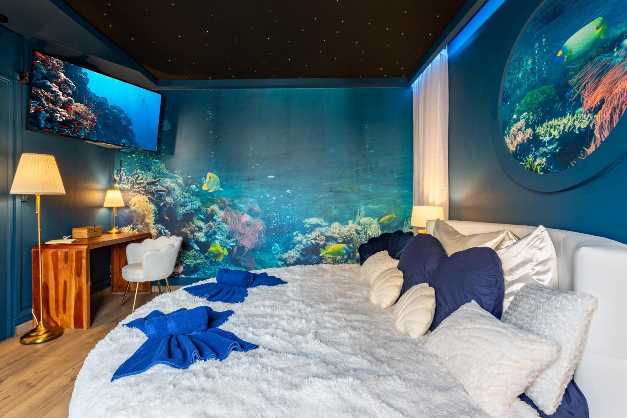 Appartement Lit Rond Tres Grand Et Confortable - Garage Possible Ou Parking Gratuit Rue - Gare 2 Min Et 4 Min En Tram - Ciel Etoile - Netflix Videoprojecteur - Luxe Et Evasion *