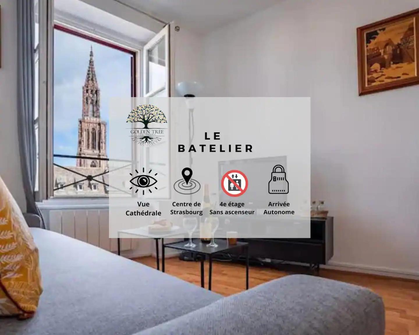 Appartement Le Batelier - Hyper-centre, Vue Unique Cathedrale