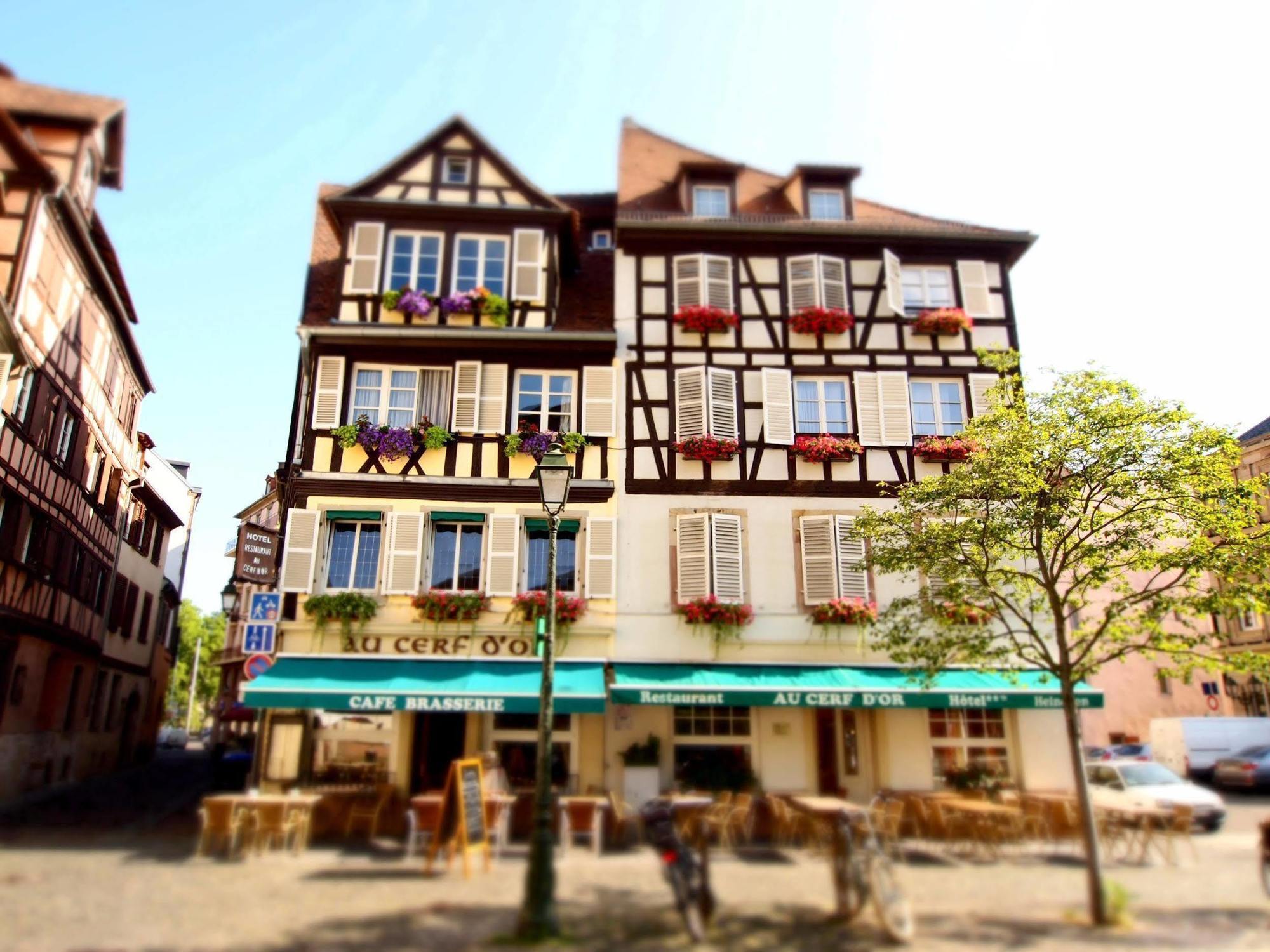 Hotel Logis Restaurant Au Cerf D'or Straatsburg