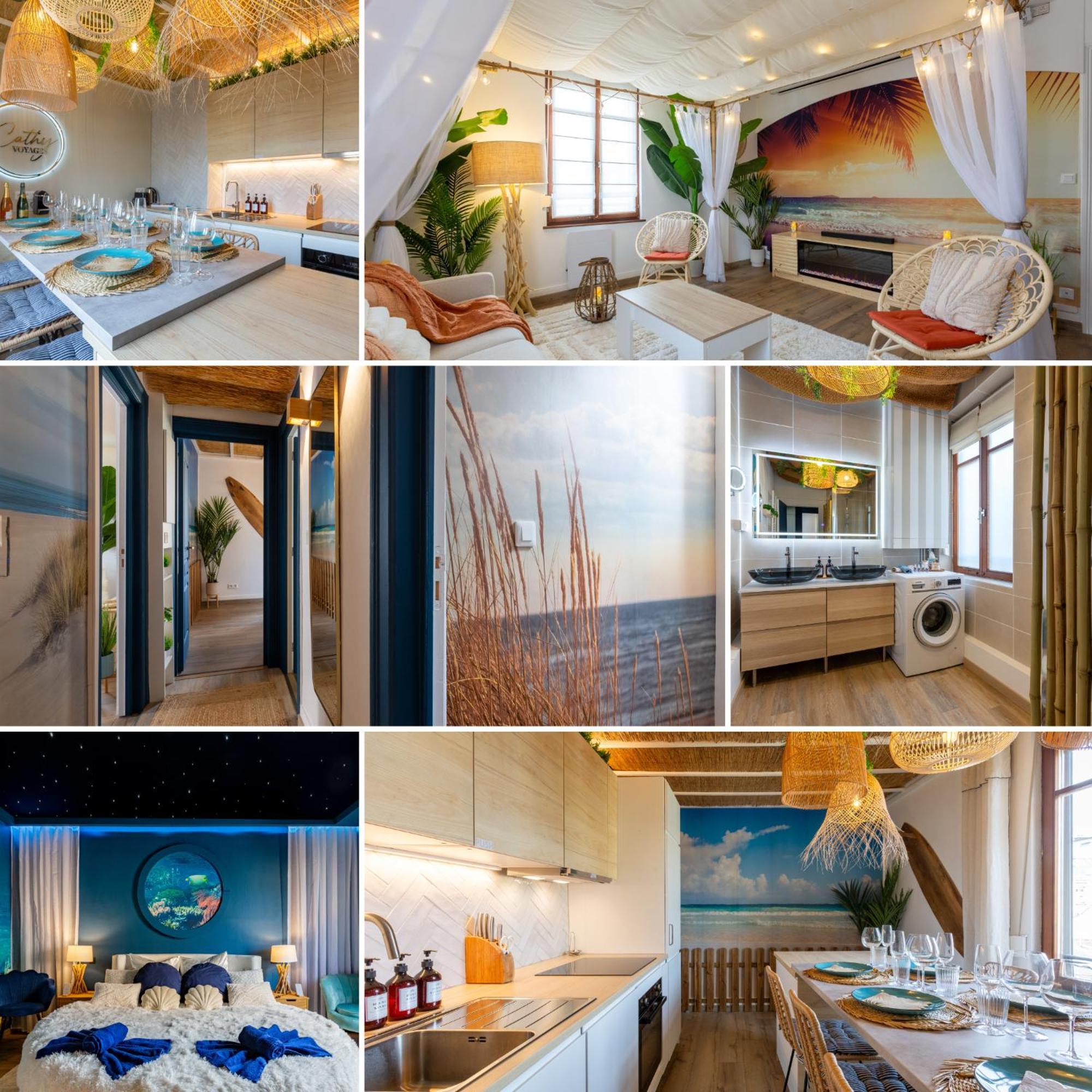 Lit Rond Tres Grand Et Confortable - Garage Possible Ou Parking Gratuit Rue - Gare 2 Min Et 4 Min En Tram - Ciel Etoile - Netflix Videoprojecteur - Luxe Et Evasion