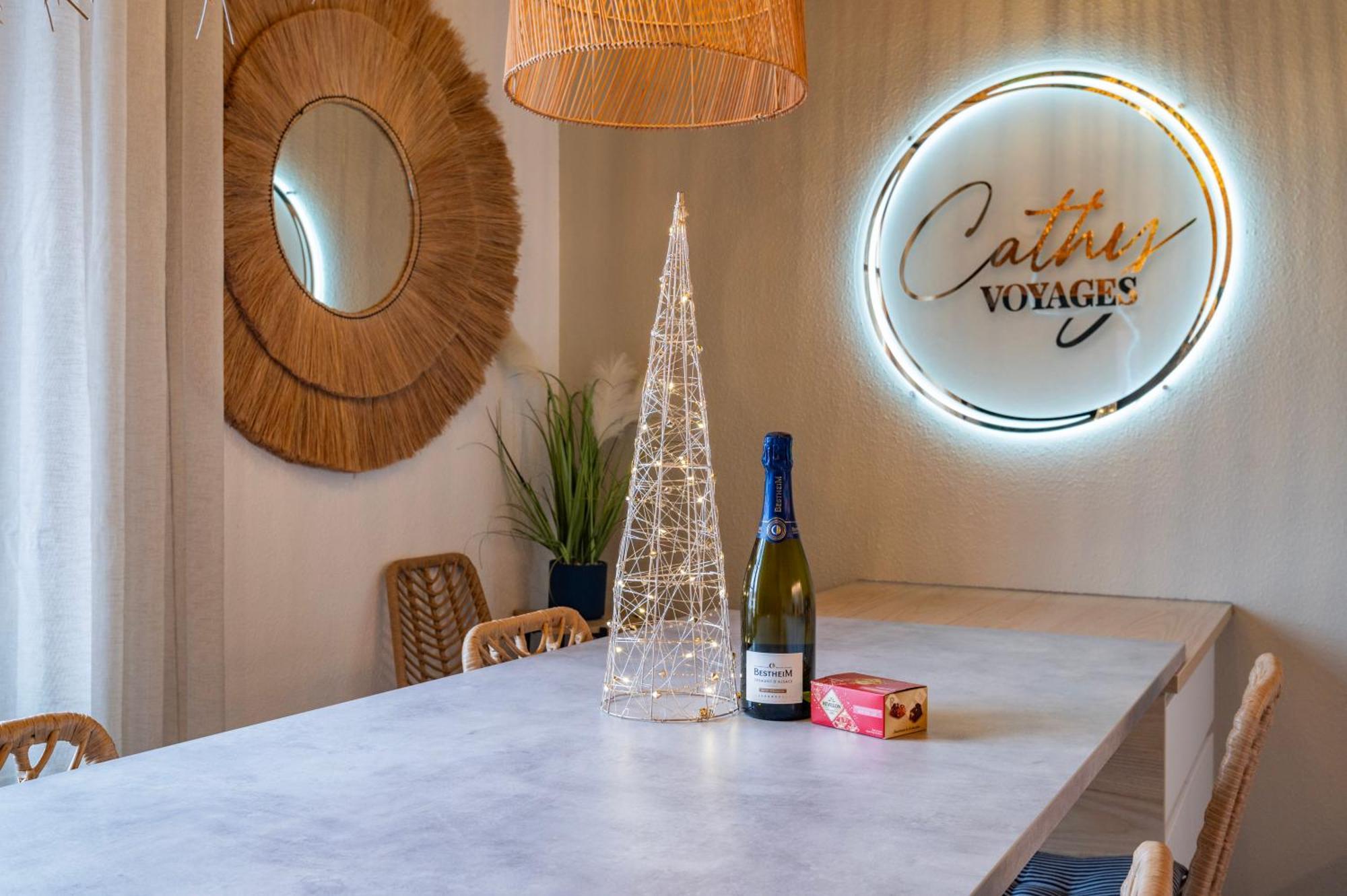 Lit Rond Tres Grand Et Confortable - Garage Possible Ou Parking Gratuit Rue - Gare 2 Min Et 4 Min En Tram - Ciel Etoile - Netflix Videoprojecteur - Luxe Et Evasion