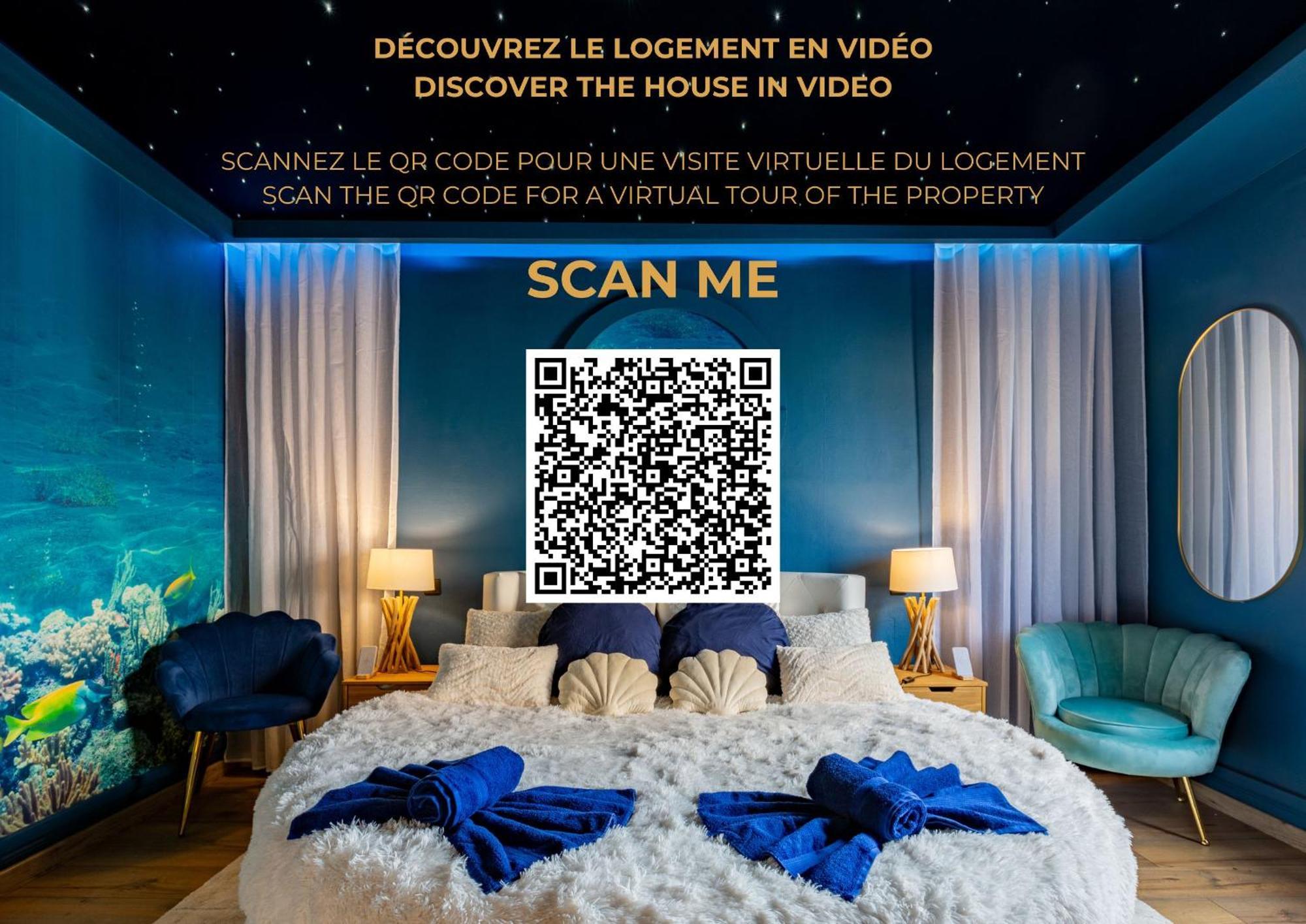 Lit Rond Tres Grand Et Confortable - Garage Possible Ou Parking Gratuit Rue - Gare 2 Min Et 4 Min En Tram - Ciel Etoile - Netflix Videoprojecteur - Luxe Et Evasion